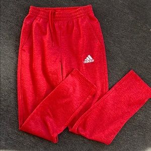 Adidas sweats with zippered ankle